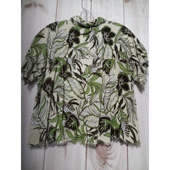 Philosophy Blouse‎ Ladies Large Distressed Lightweight - Picture 2 of 8